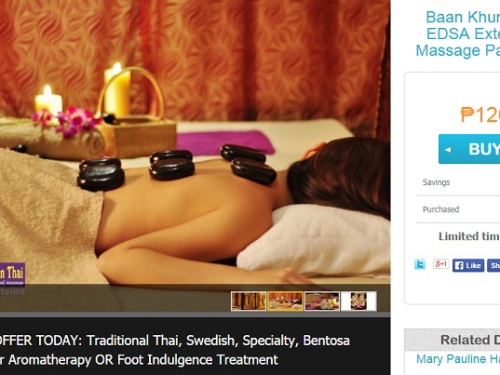 1-hour Massages for only P120!