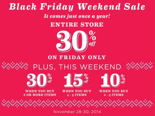 Old Navy Black Friday Sale – 30% OFF Entire Store!