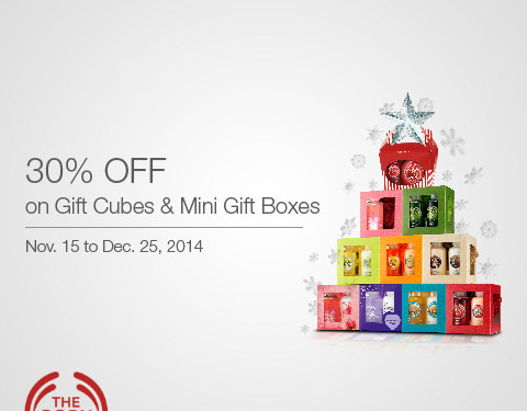 The Body Shop – Get 30% OFF Gift Sets until Dec. 25, 2014!