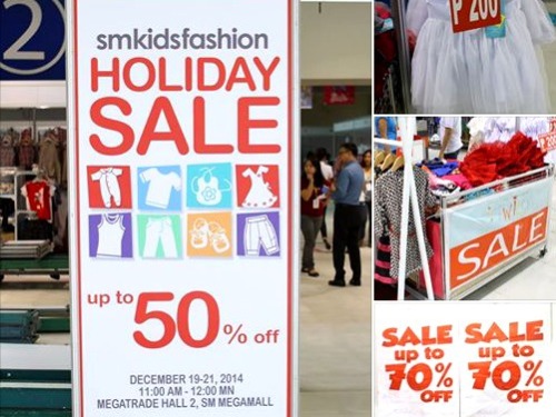 SM Kids Fashion Holiday Sale – up to 70% OFF Dec. 19-21, 2014