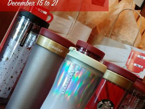 Starbucks P100 OFF Selected Items Until Dec. 21!