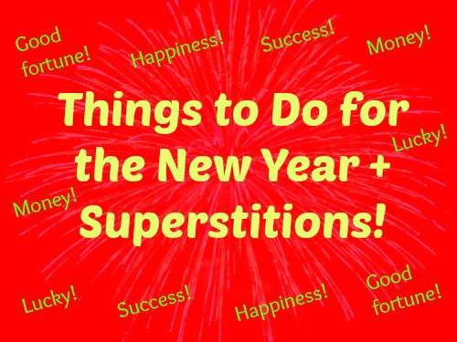 Get Organized for the New Year With Me! : Superstitions