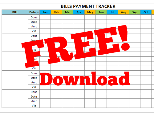 Bills Payment and Monthly Task Trackers