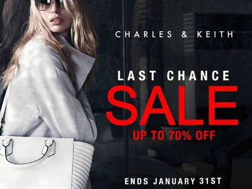 Charles & Keith Last Chance Sale Up to 70% OFF – Last Day Today!