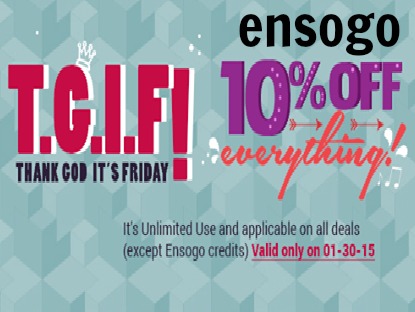 Ensogo 10% OFF All Items – TODAY ONLY!