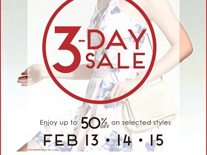 SM Malls on 3-Day Sale from Feb. 13-15, 2015!