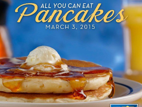 All You Can Eat Pancakes at IHOP! Read for details!