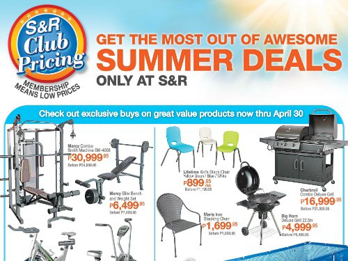 S&R Awesome Summer Deals