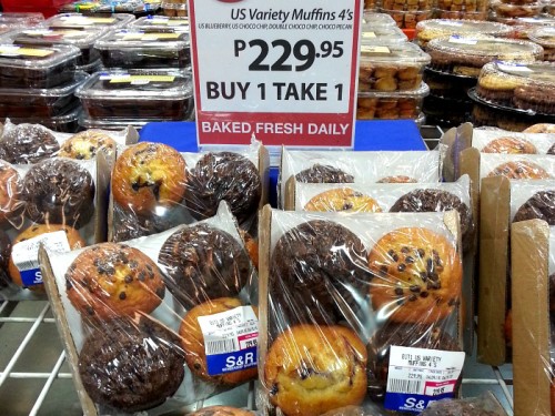 Muffins on Buy 1 Take 1 at S&R!