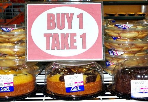Buy 1 Take 1 on S&R Ring Cakes!
