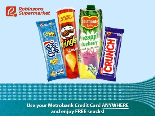 Metrobank Credit Card – Get Free Snack Items for Every P3,000