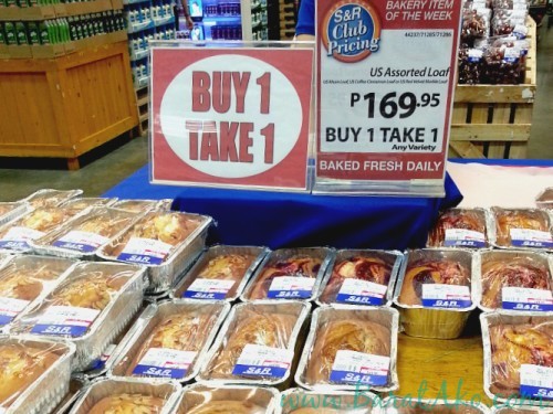 S&R Buy 1 Take 1 This Week on US Assorted Loaves