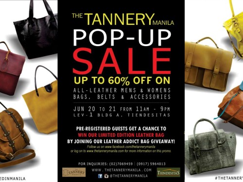 The Tannery Manila Sale + Contest