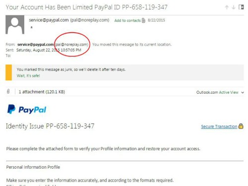 Don’t Fall For This Paypal Phishing Scam!