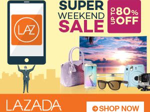 Lazada Super Weekend Sale Aug 27 to 31 2015 Featured Image - Karen MNL