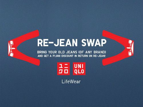 Swap Your Old Jeans for P1,000 OFF at Uniqlo!