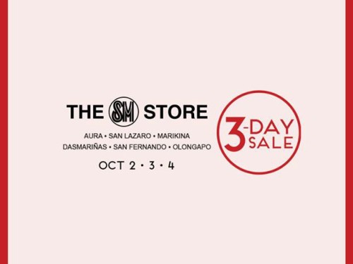 SM 3-Day Sale at SM Aura, San Lazaro, Marikina