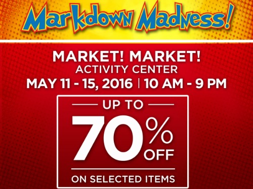 Markdown Madness at Market! Market!