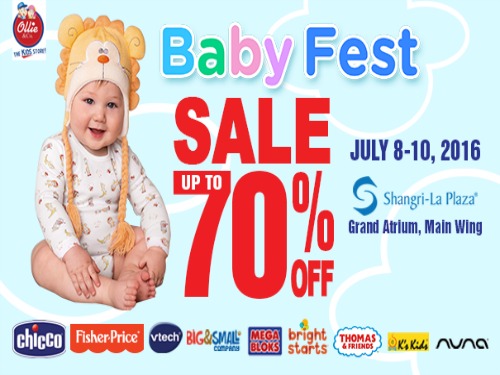 BABY FEST SALE at Shangri-La this Weekend!