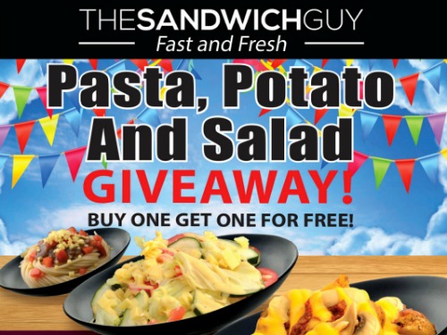 The Sandwich Guy FREE Potato & Salad Giveaway Aug. 22!