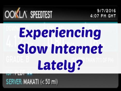 Experiencing Slow Internet Lately?