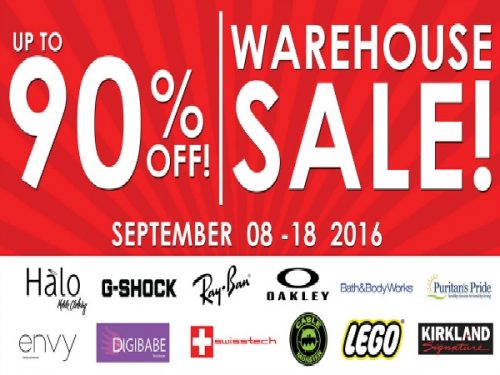Halo Warehouse Sale + G-Shock, Bath&BodyWorks, Etc