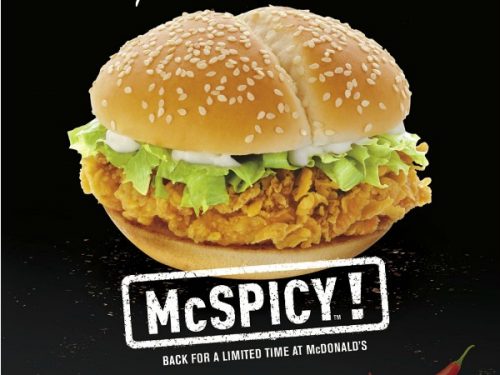 McDonald’s McSpicy is Back! For a Limited Time Only.