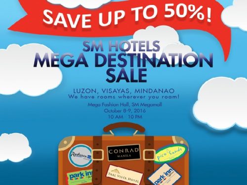 SM Hotels Travel Sale – Oct. 8-9, 2016