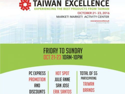 Taiwan’s Best Brands at Market! Market! October 21 – 23