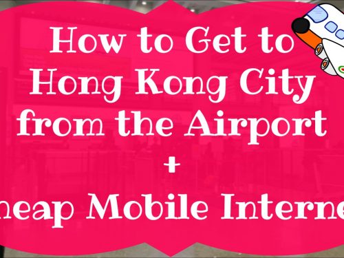 HK 2016: How to Go to Hong Kong City from the HK Airport