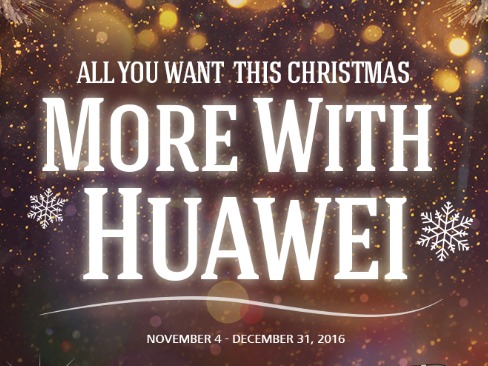 Huawei Christmas Promos 2016