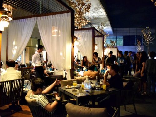 White Moon Bar at H2O Hotel along Manila Bay