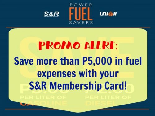 S&R UniOil Promo: Save Thousands in Gas Money with Your S&R Card!