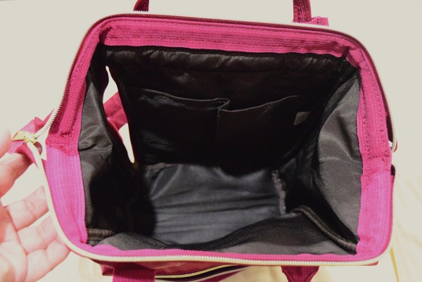 Anello Nylon Backpack Mini Red Inside - Karen MNL