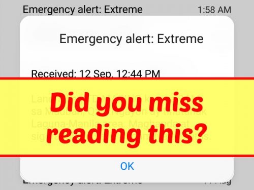 How to Recall Emergency Alert Broadcasts (Android)