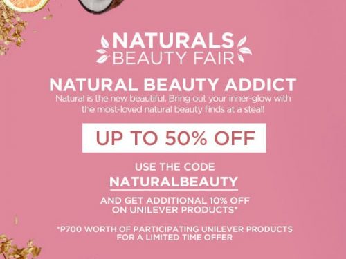 Lazada Naturals Beauty Fair – Get Up to 50% OFF on Beauty Items!