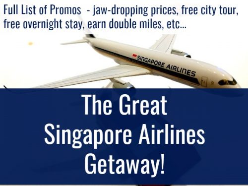 Singapore Airlines Promos! Great Airfare Deals and More