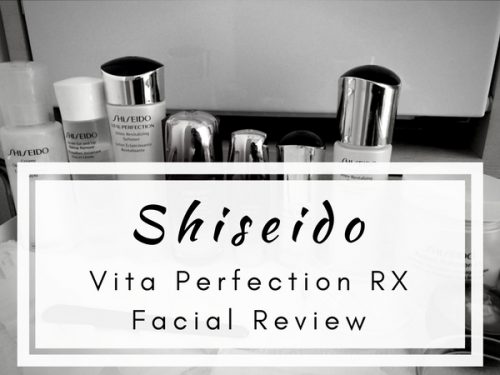 Shiseido Vita Perfection RX Facial Review – Awesome No Pricking, No Pain Facial