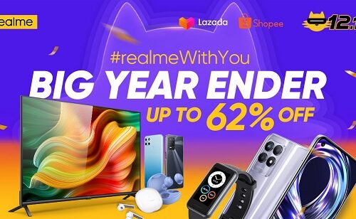 realme no. 1 Best-selling Mobile Brand in Lazada, Shopee 12.12!