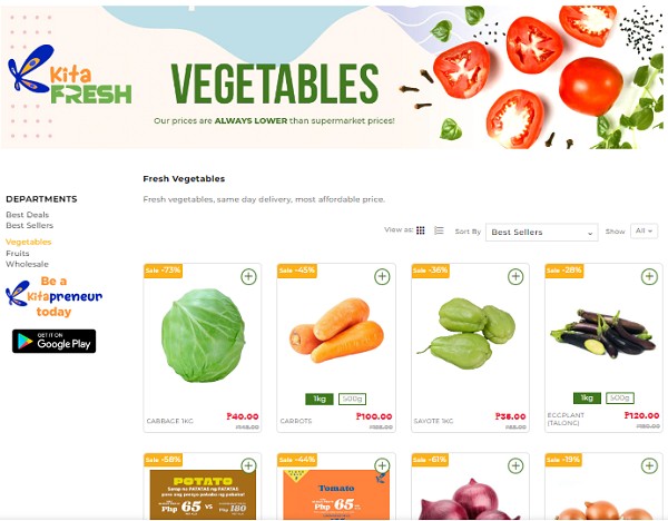 Convenient & Affordable Vegetables from Kita.ph